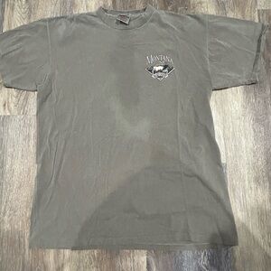 Vintage Montana Faded Gray T-Shirt